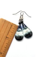 Glass Teardrop Earrings